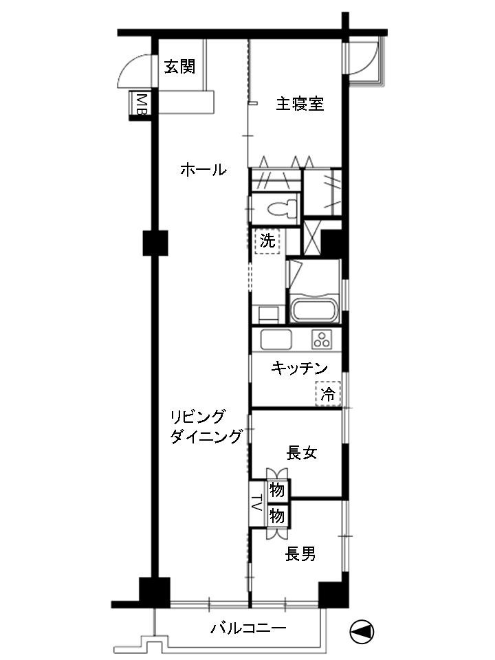 改装後の図面