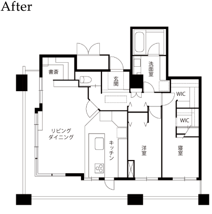 アフター平面図