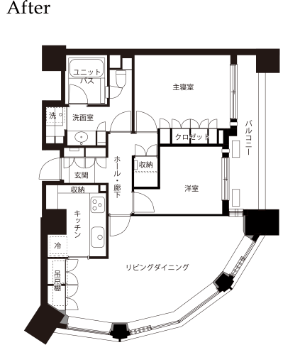 改装後の図面