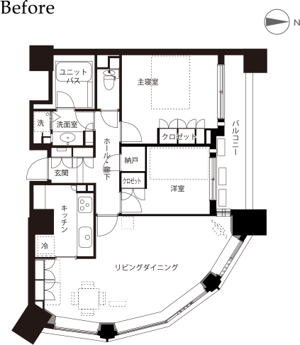 ビフォー平面図