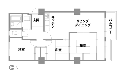 改装前の図面