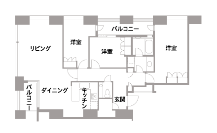 改装前の図面