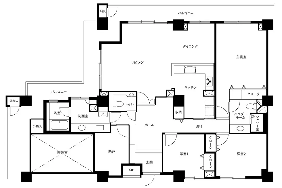 ビフォー平面図