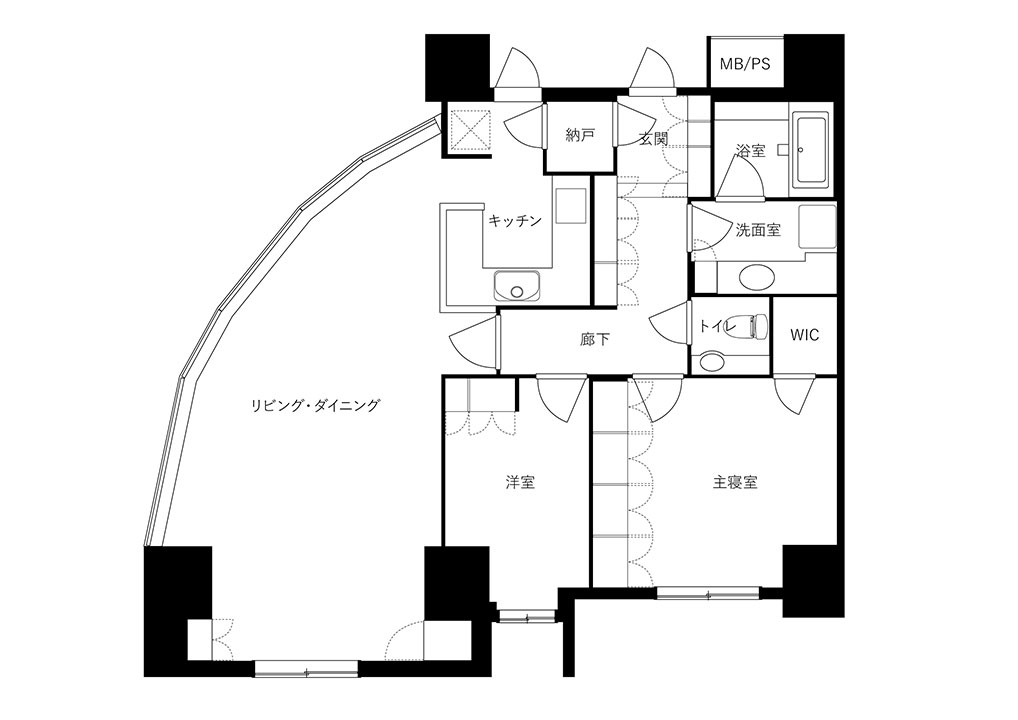 改装前の図面