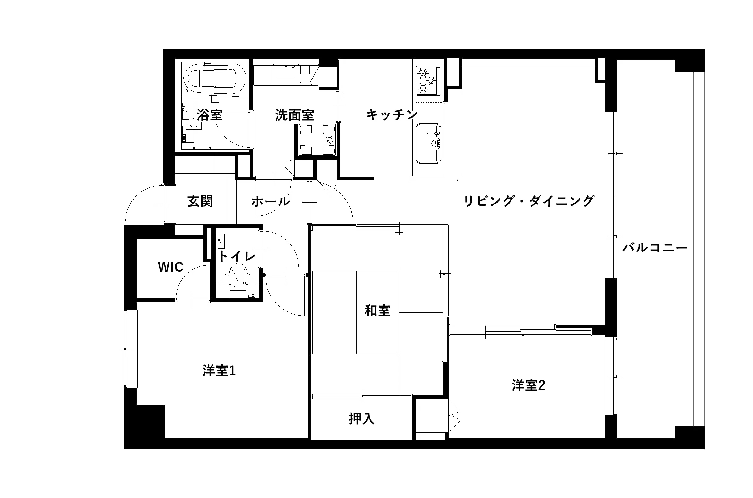 ビフォー平面図