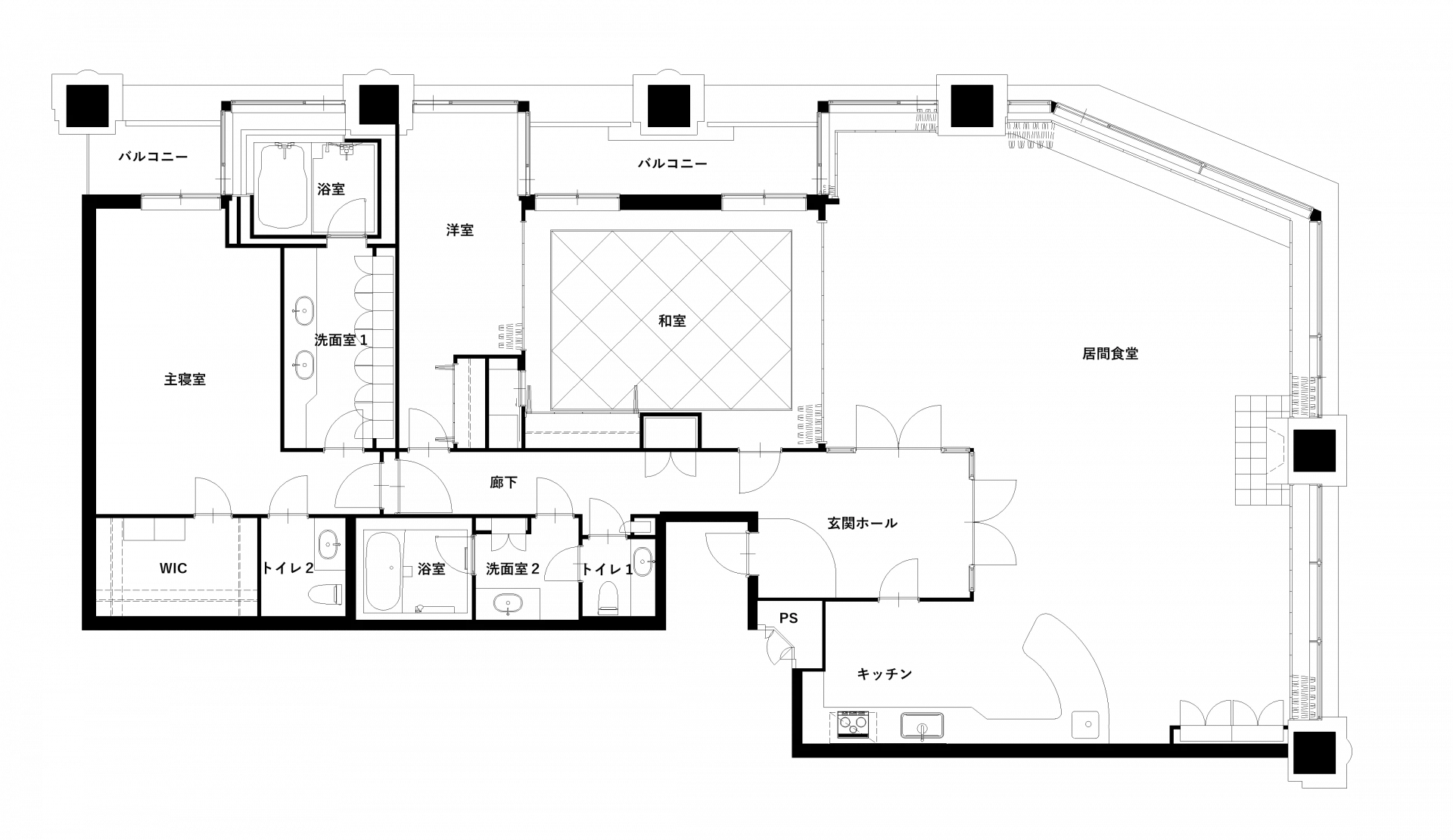 ビフォー平面図