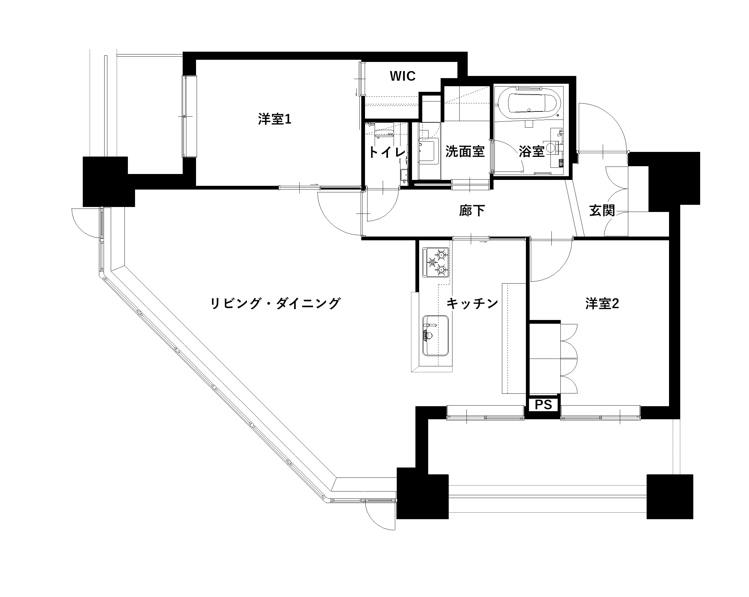 ビフォー平面図