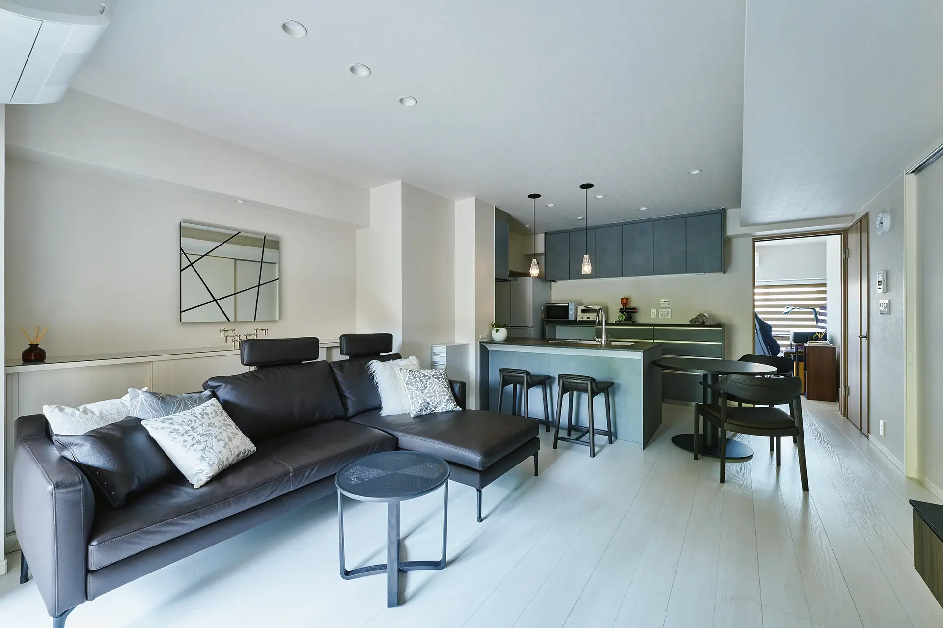 外光により開放感を感じる