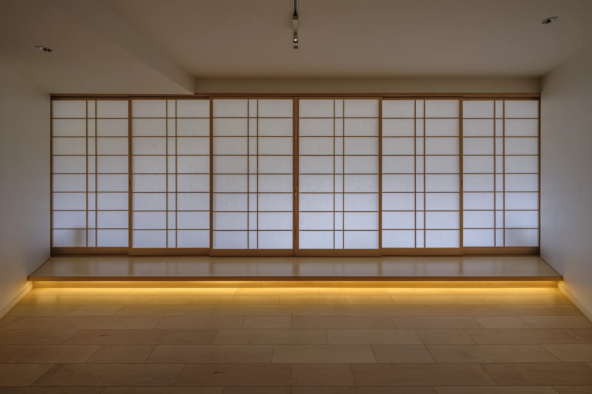 和室とダイニングは障子で仕切ることができる