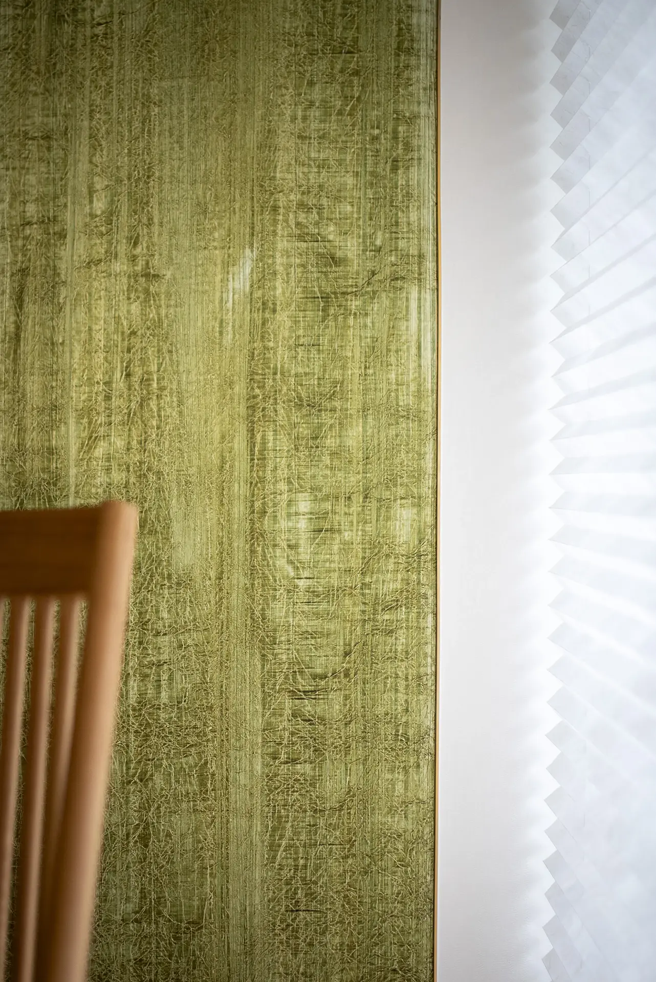 壁紙はお施主様の好みの色合いを採用