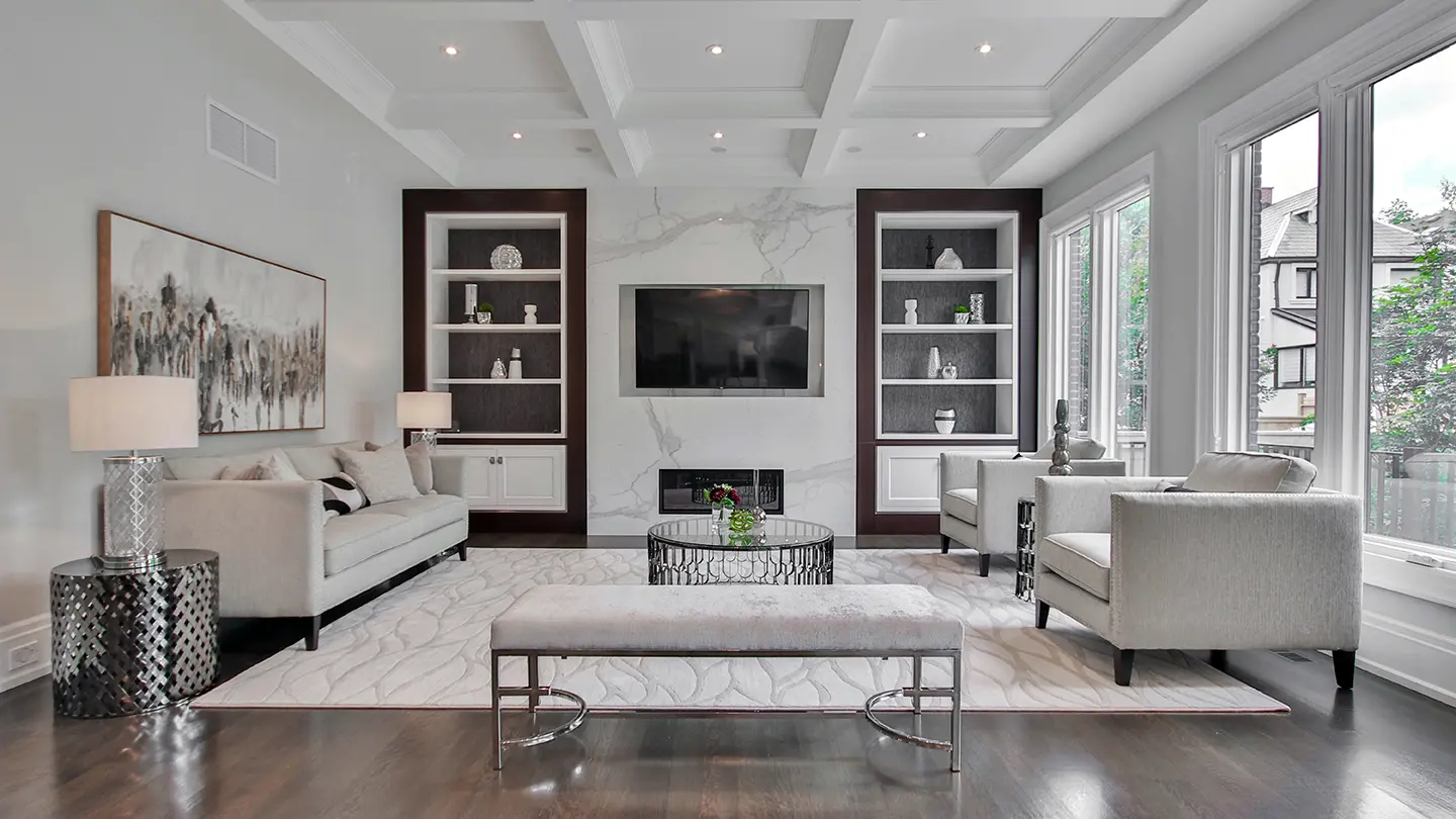 ハイグレードなリノベーションをしたリビング