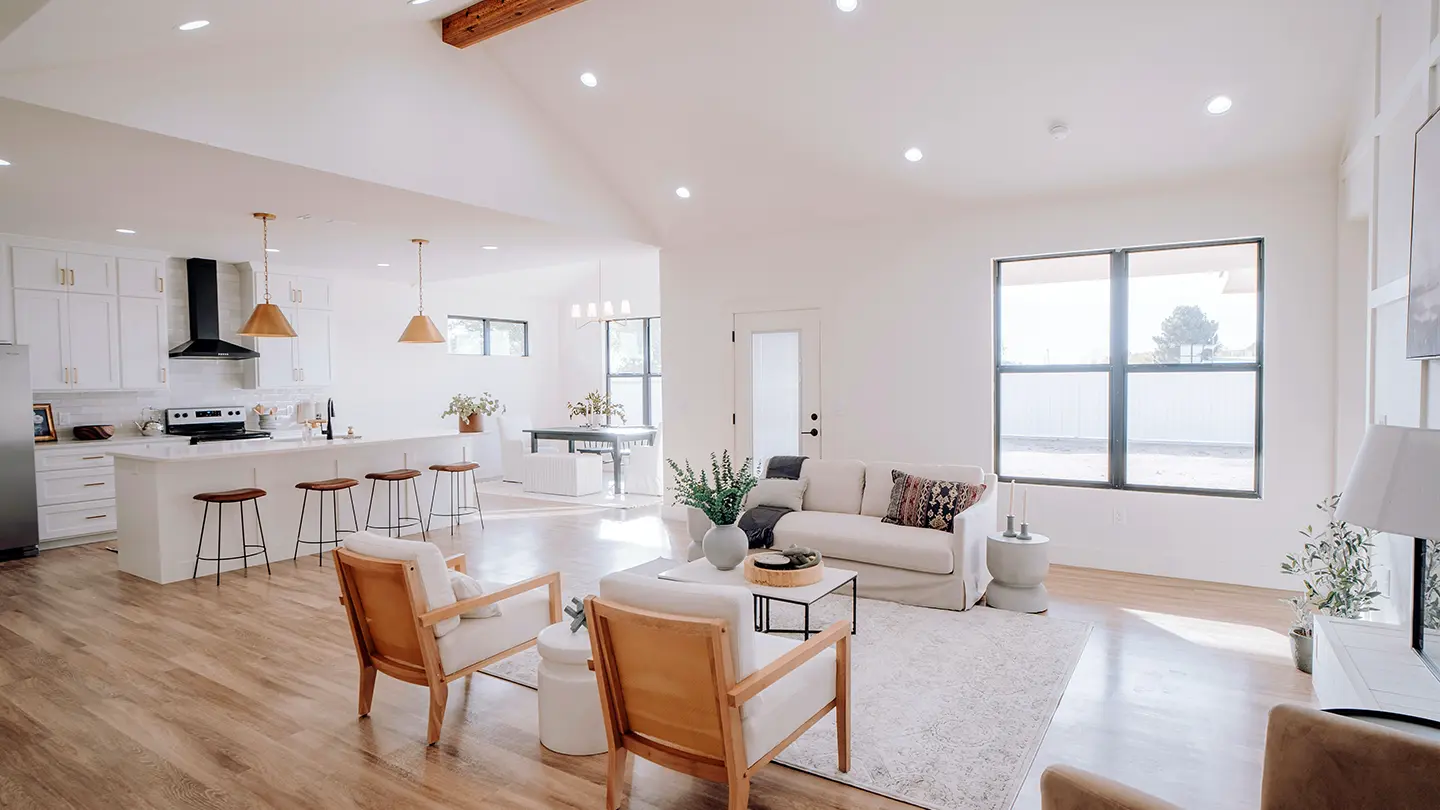 中古マンションでリノベーションしたリビング