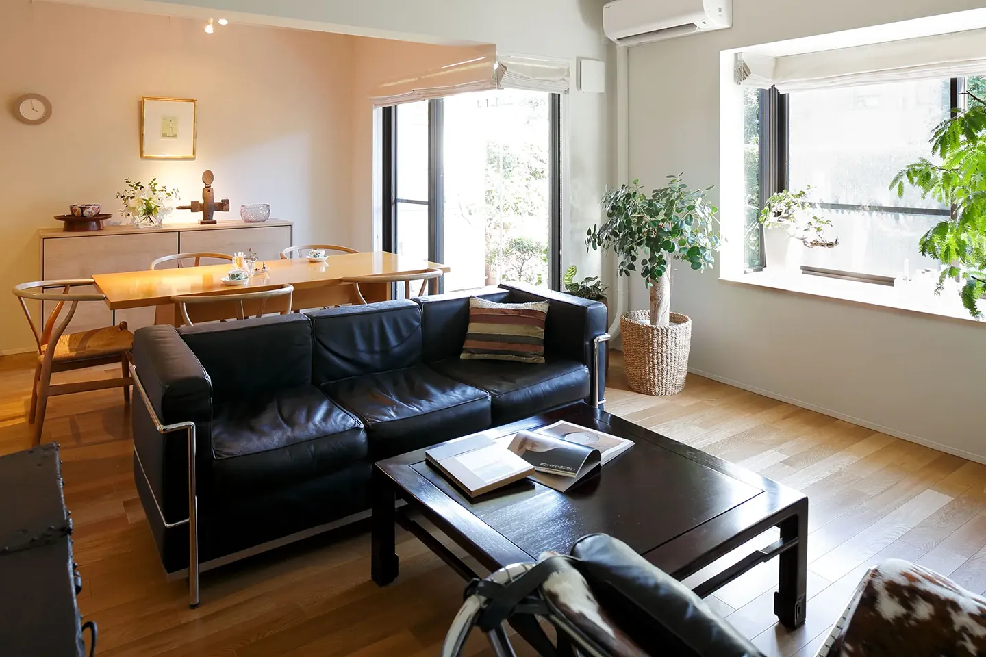 珪藻土を使用したリビング